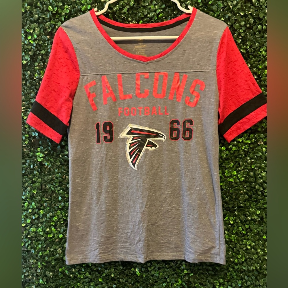 🔥5/$30🔥NFL JUNIOR WOMEN'S COLLECTION ATLANTA FALCONS T-SHIRT